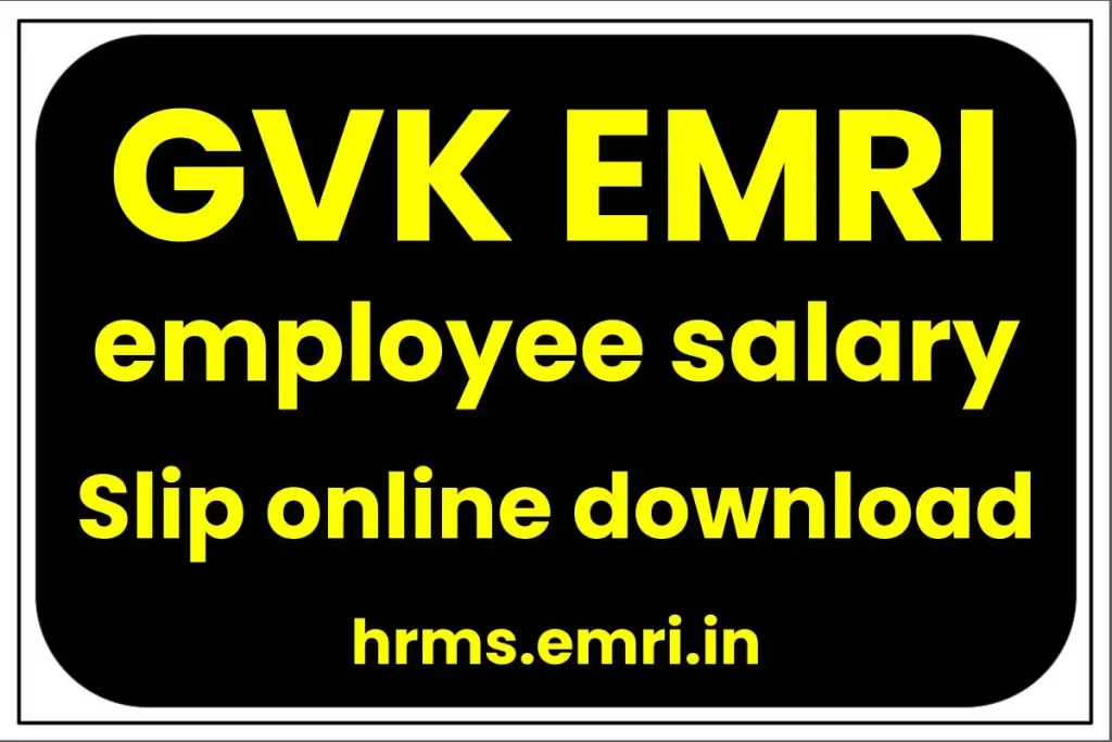 gvk emri employee salary slip